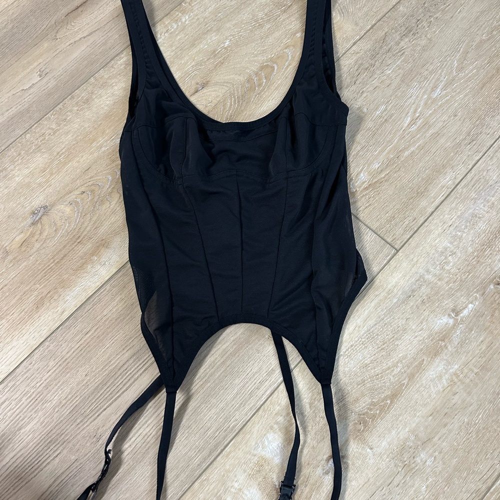 Urban Outfitters Black Corset Top